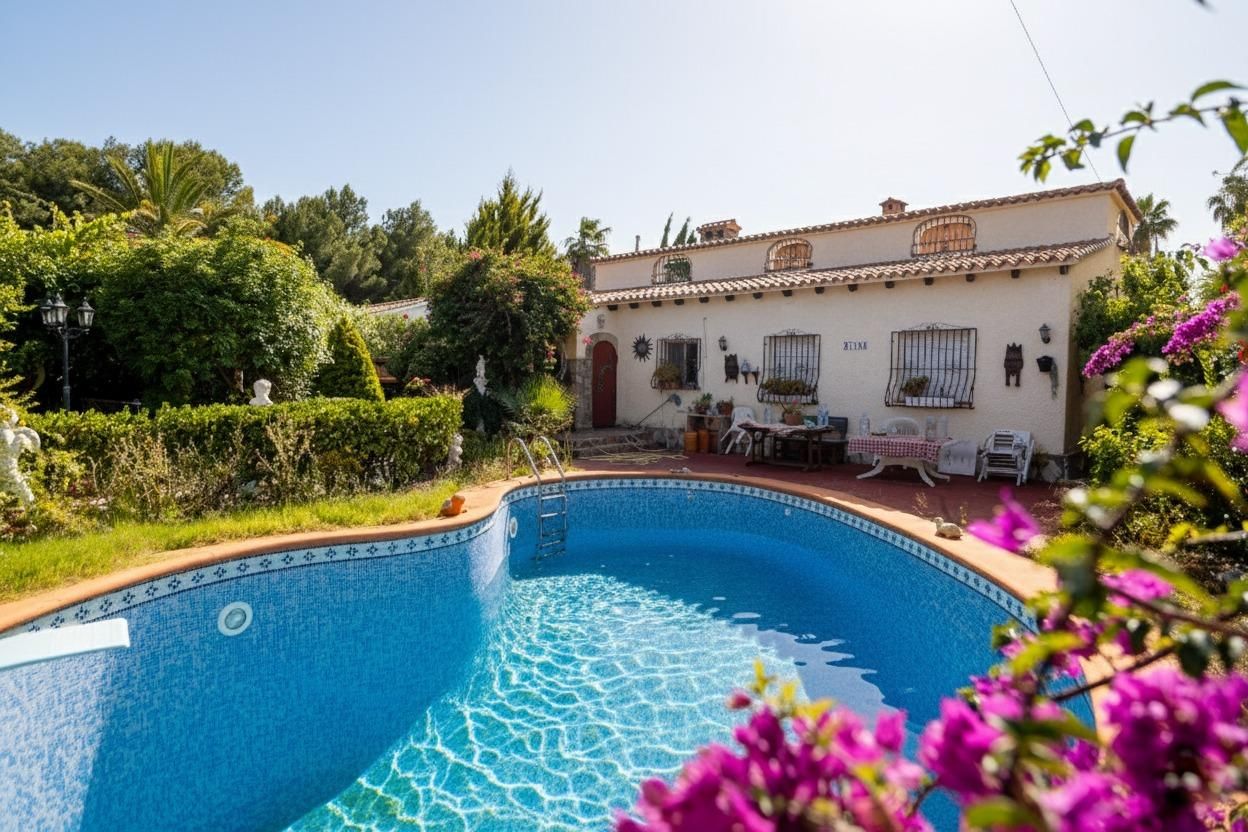 Jardí de Casa o xalet en venda en Els Poblets amb Calefacció, Jardí privat i Terrassa