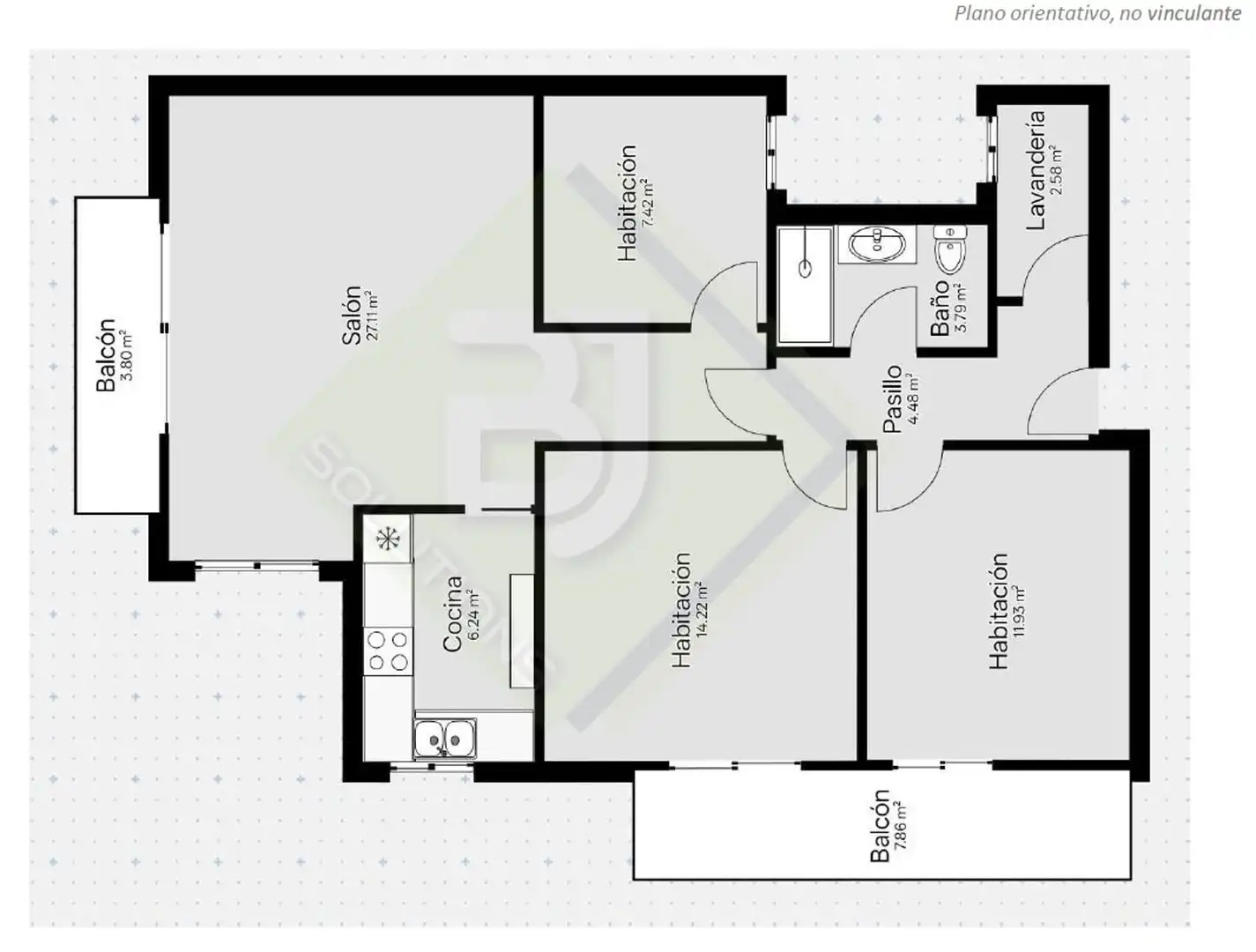 Wohnung mit Terrasse zum Verkauf in Hispanitat, imagen 57