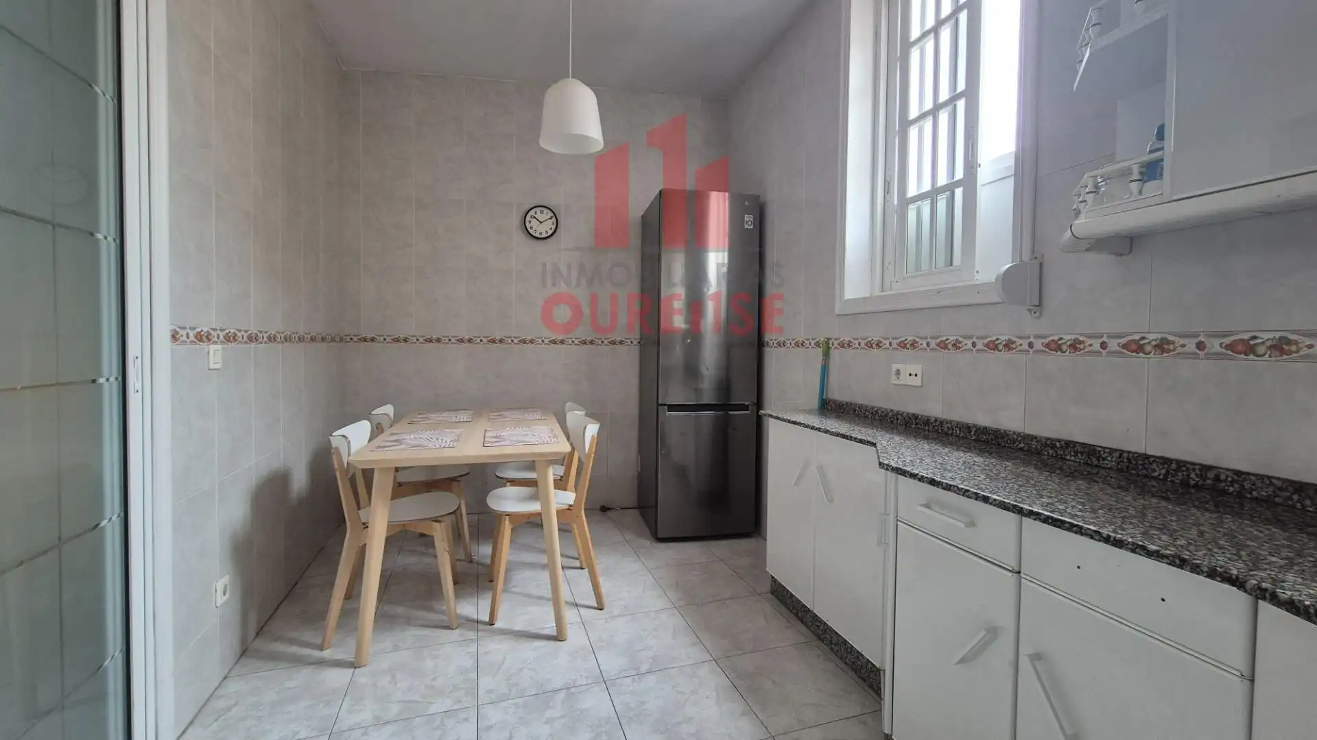 Küche von Wohnung zur untervermieten in Ourense Capital  mit Heizung, Möbliert und Balkon