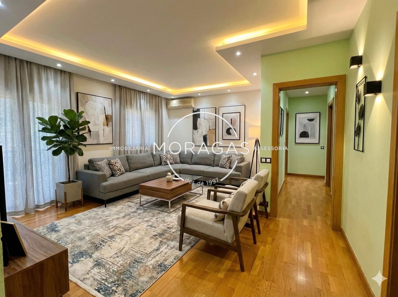 Sala d'estar de Pis en venda en Granollers amb Calefacció i Balcó