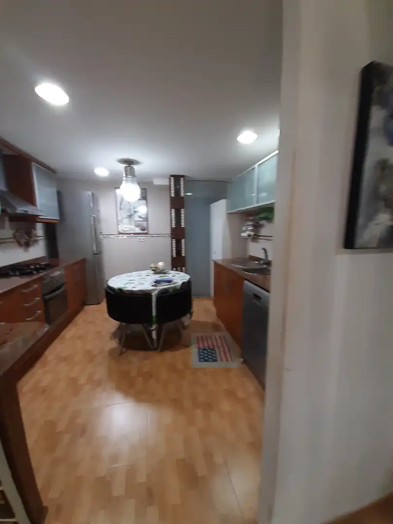 Kitchen of Flat for sale in Valencia  with Air Conditioner, Parquet flooring and Furnished