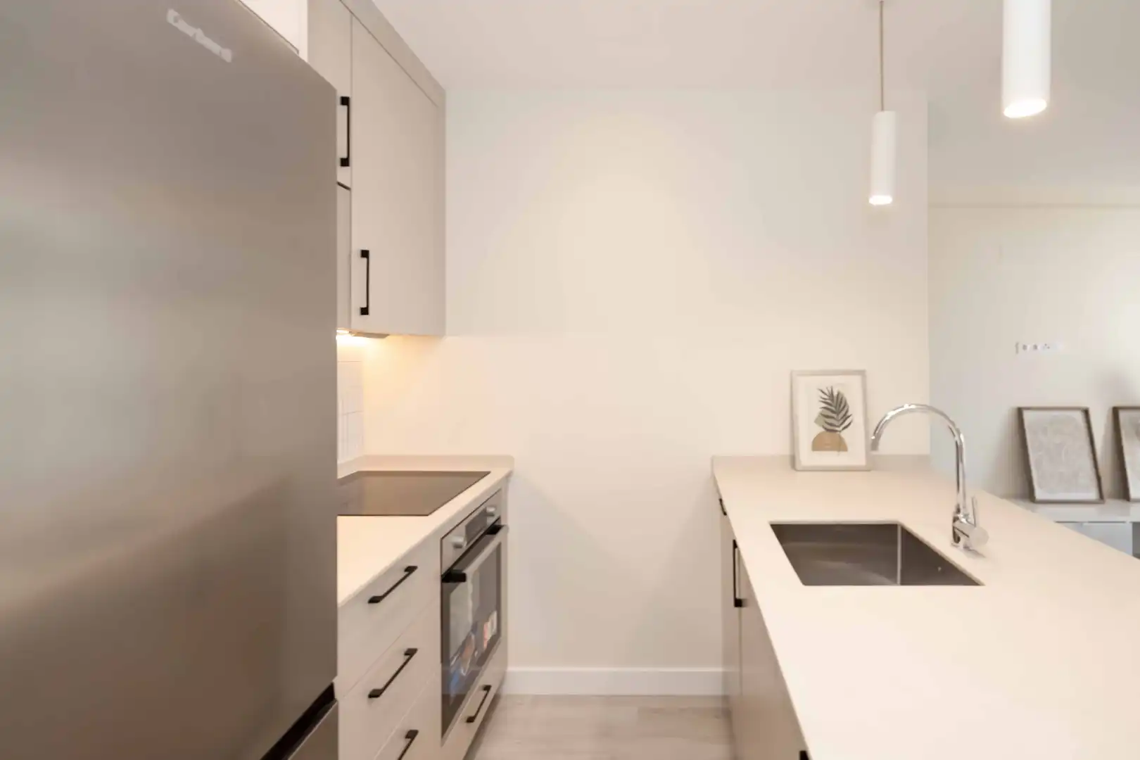 Küche von Wohnung zum Verkauf in Málaga mit Klimaanlage, Heizung und Terrasse