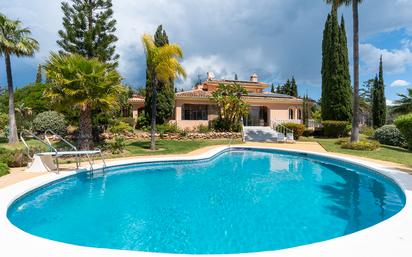 Garden of House or chalet for sale in Marbella  with Air Conditioner, Terrace and Swimming Pool