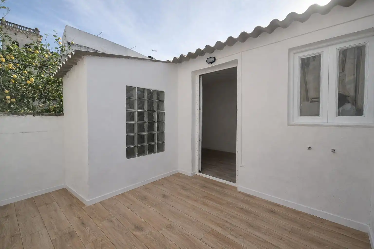 Vista exterior de Planta baja en venta en Inca con Aire acondicionado, Calefacción y Terraza