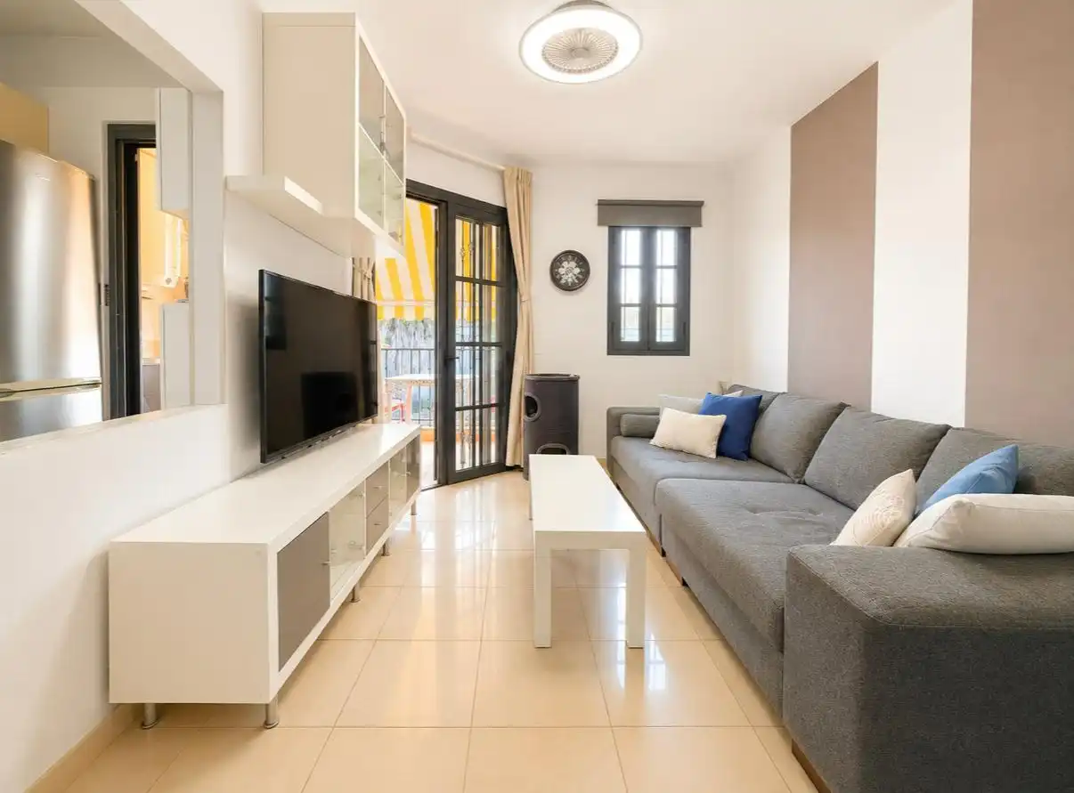 Living room of Flat for sale in Arona  with Furnished, Balcony and Community pool