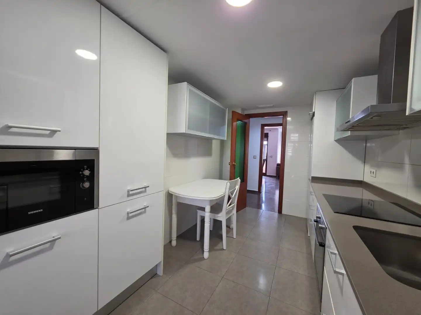 Kitchen of Flat for rent in Valencia  with Air Conditioner, Heating and Balcony