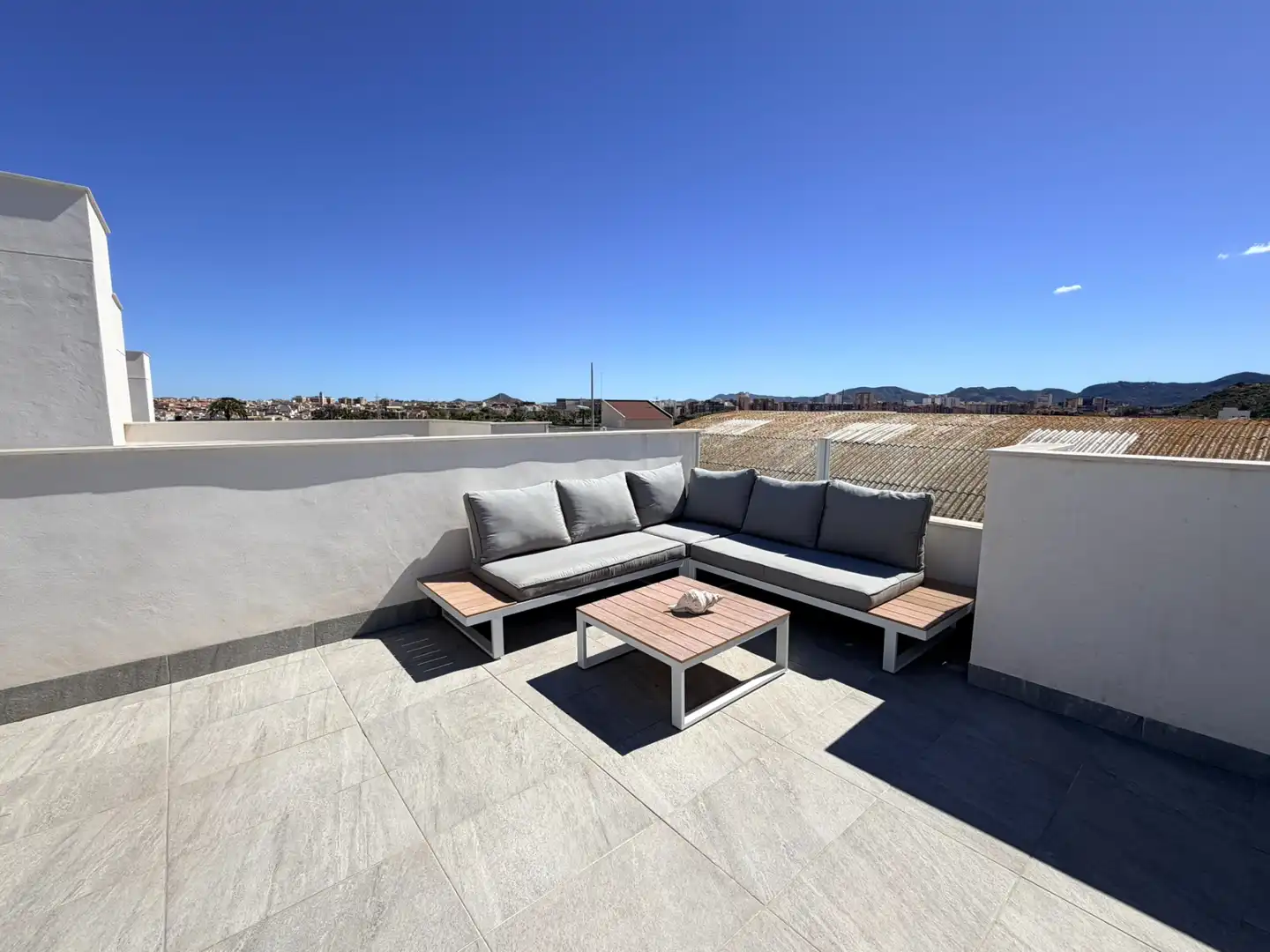 Terraza de Casa o chalet en venta en Cartagena con Aire acondicionado, Calefacción y Jardín privado