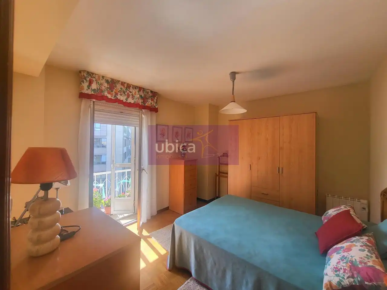 Bedroom of Flat for sale in Vigo   with Heating, Parquet flooring and Terrace
