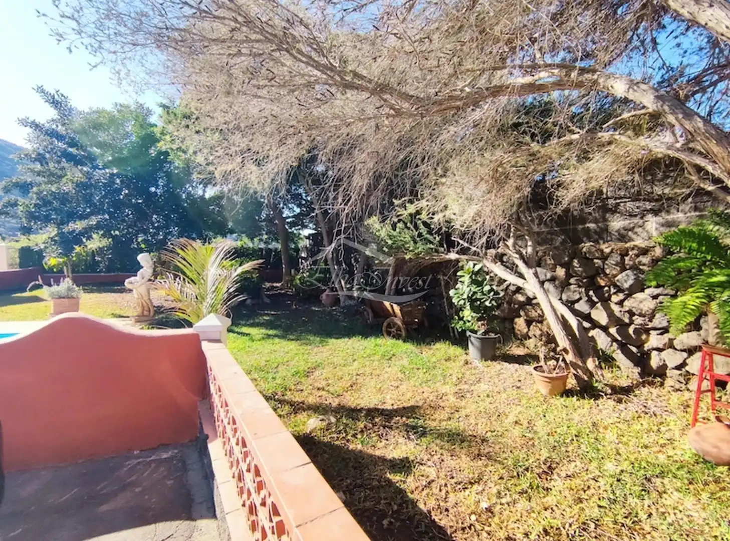 Jardí de Casa o xalet en venda en Santiago del Teide amb Jardí privat, Terrassa i Moblat