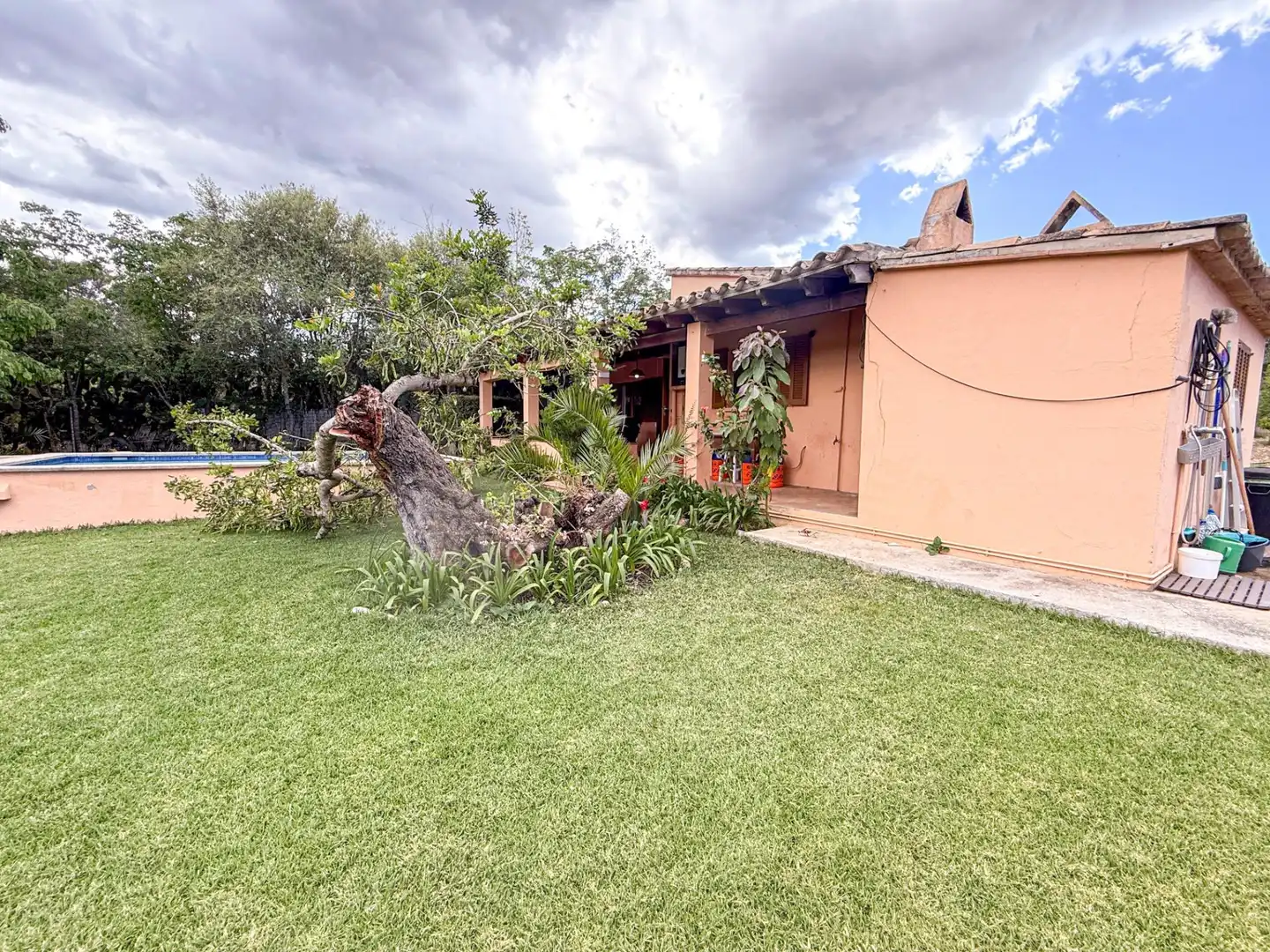 Garden of Country homes for sale in Pollença  with Air Conditioner, Heating and Private garden