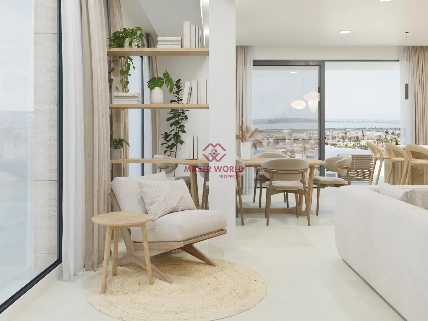 Sala de estar de Casa o chalet en venta en Rojales con Aire acondicionado, Jardín privado y Terraza