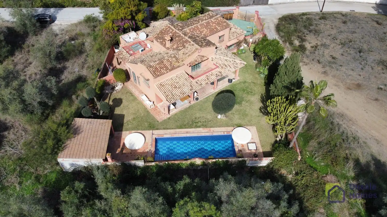 Jardí de Casa o xalet en venda en Marbella amb Aire condicionat, Jardí privat i Terrassa
