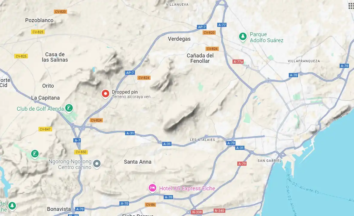 Land for sale in Camí de l'Alcoraia, 21, Cañada del Fenollar
