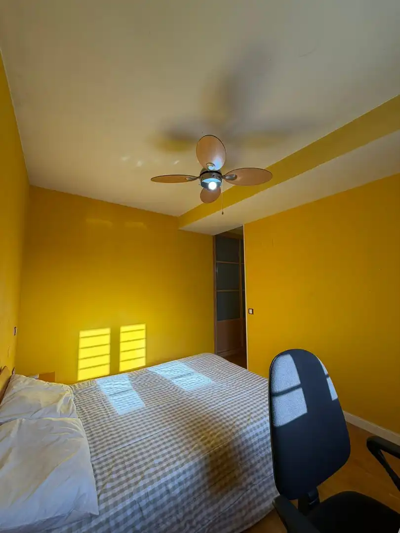 Bedroom of Attic for rent in Madrid  with Air Conditioner, Heating and Furnished