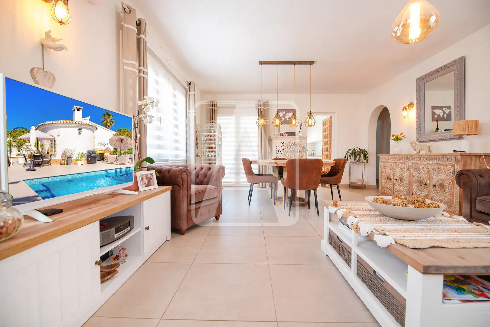 Living room of Houses for sale in Benissa  with Air Conditioner, Heating and Private garden