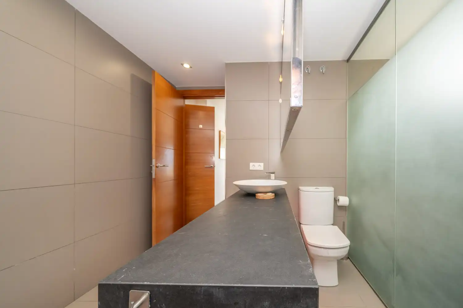 Baño de Casa o chalet en venta en Santa Susanna con Aire acondicionado, Calefacción y Jardín privado