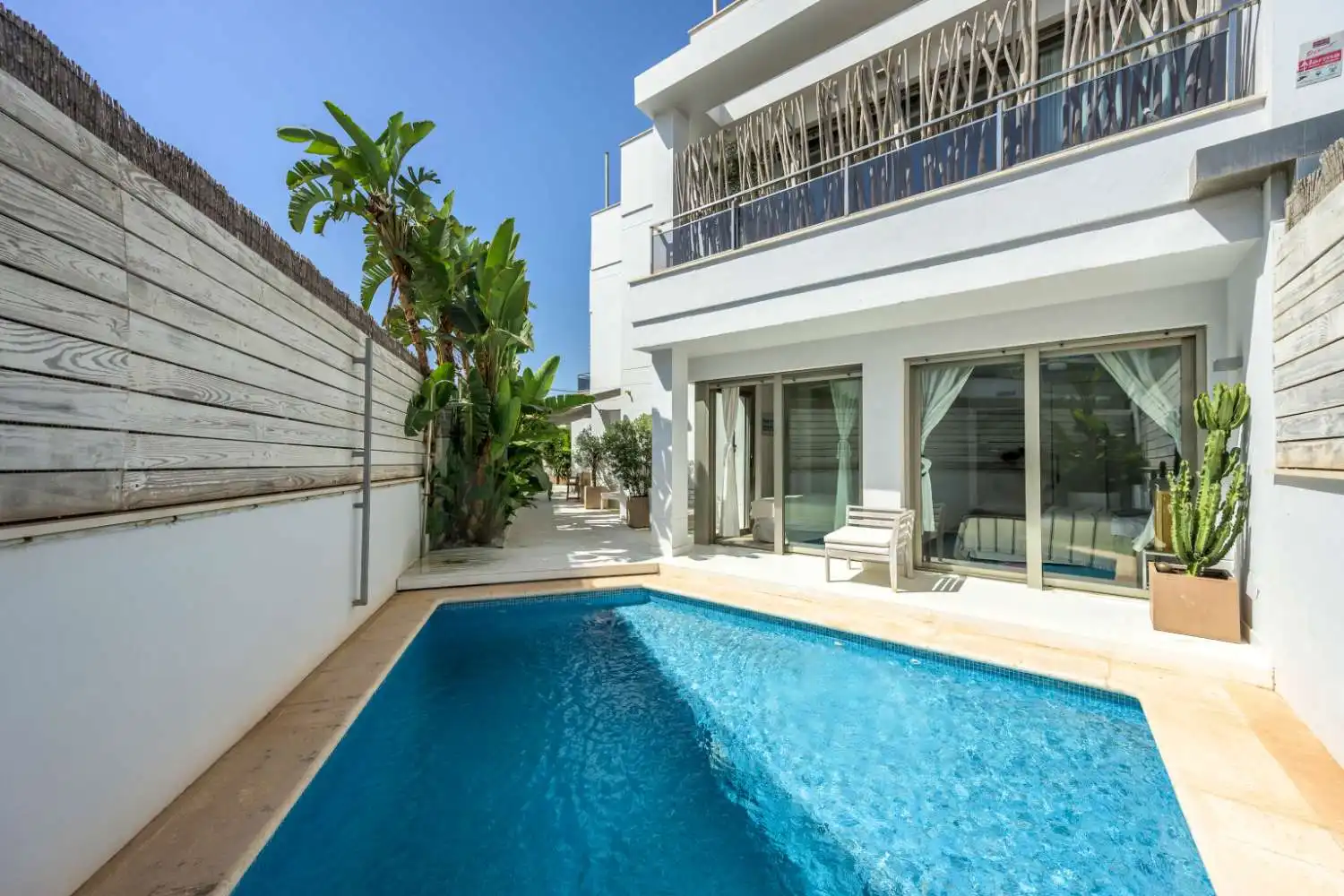 Swimming pool of Detached homes for sale in Eivissa  with Air Conditioner, Heating and Terrace