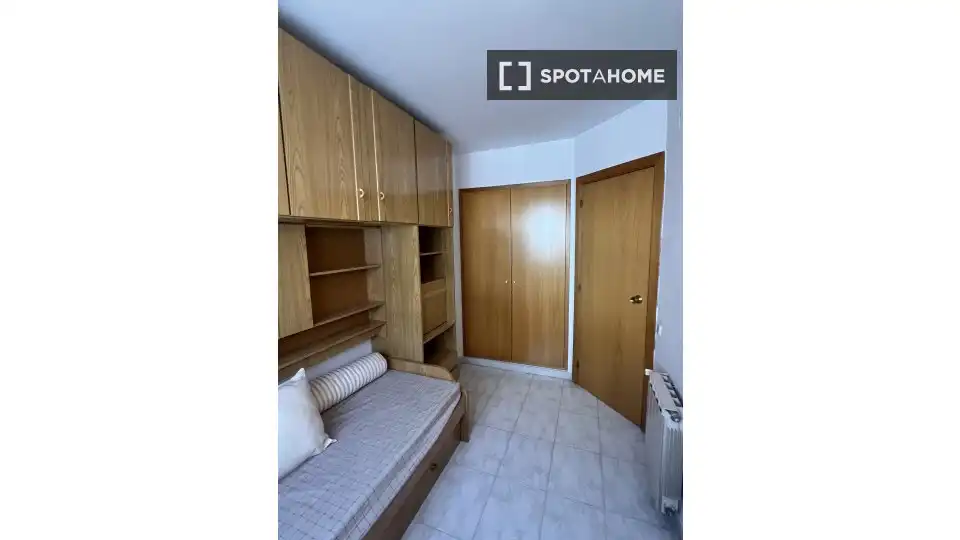 Schlafzimmer von Wohnungen zur untervermieten in Vilassar de Mar mit Klimaanlage, Terrasse und Möbliert
