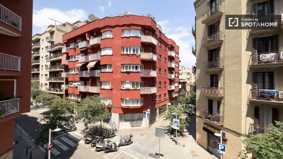 Vista exterior de Pis de lloguer en Barcelona amb Aire condicionat, Calefacció i Moblat
