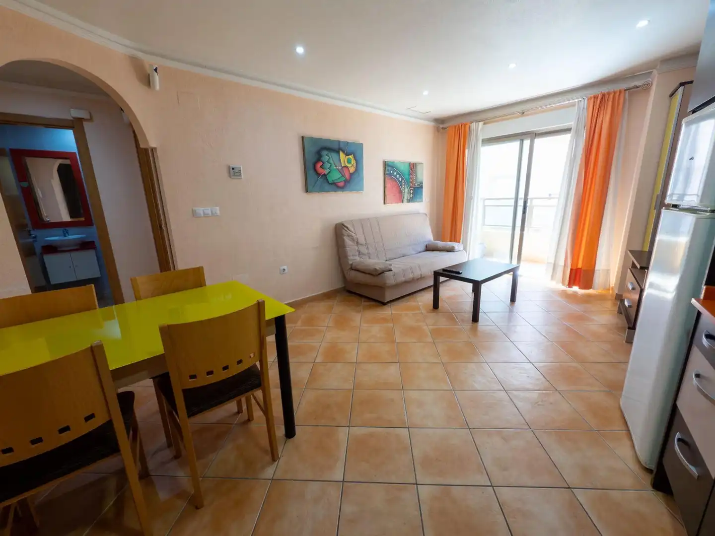 Sala d'estar de Apartament en venda en Formentera del Segura amb Aire condicionat, Terrassa i Moblat