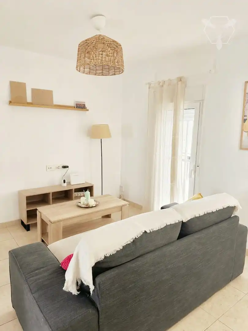 Living room of Flat for rent in Huelva  with Terrace and Furnished