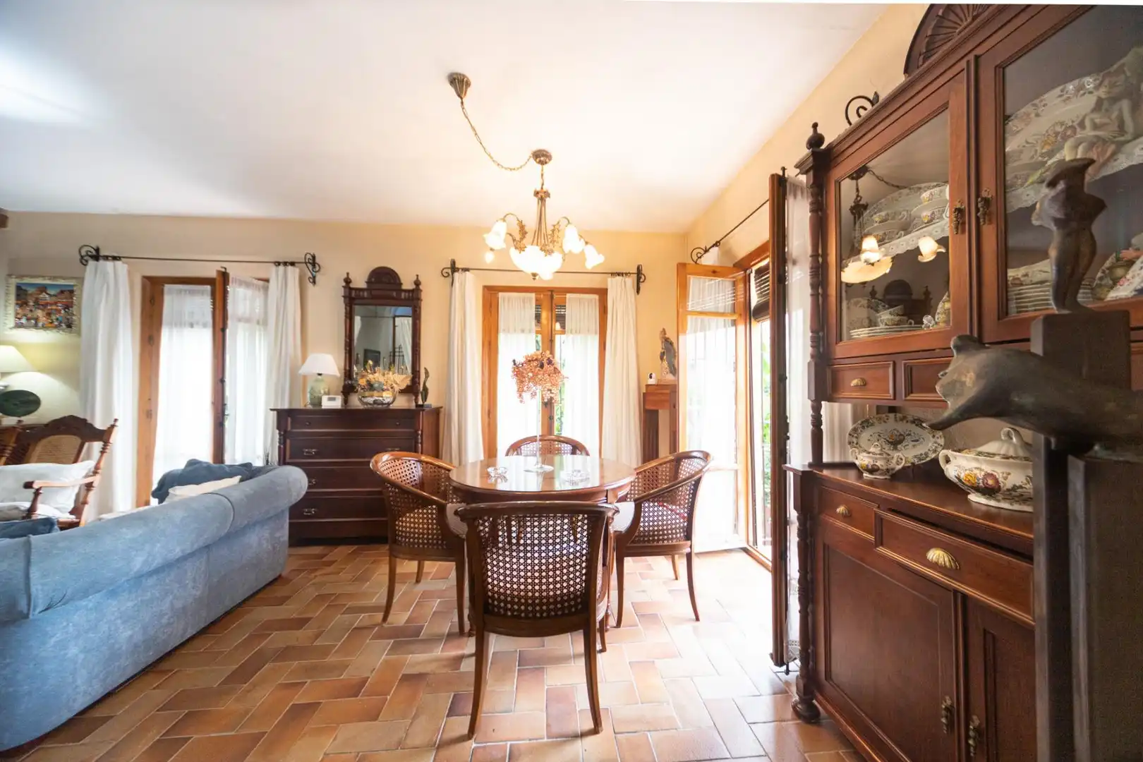 Dining room of Houses for sale in Murcia  with Air Conditioner, Heating and Private garden