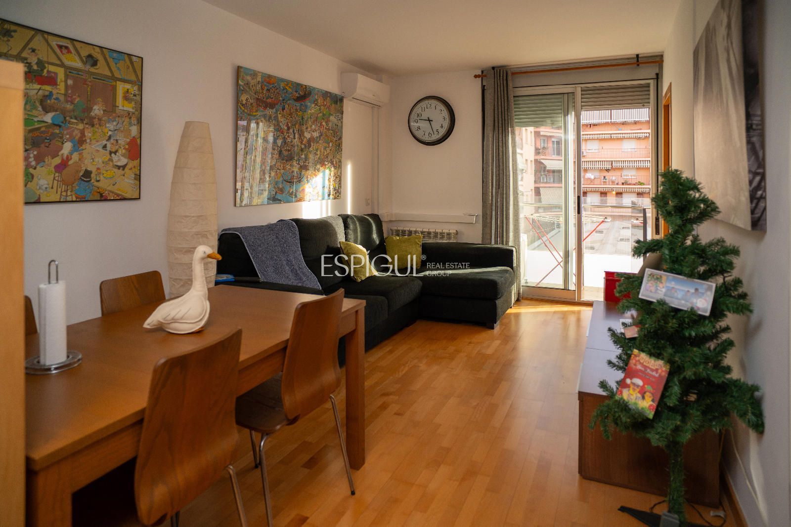 Sala de estar de Piso en venta en Girona Capital con Aire acondicionado, Calefacción y Terraza