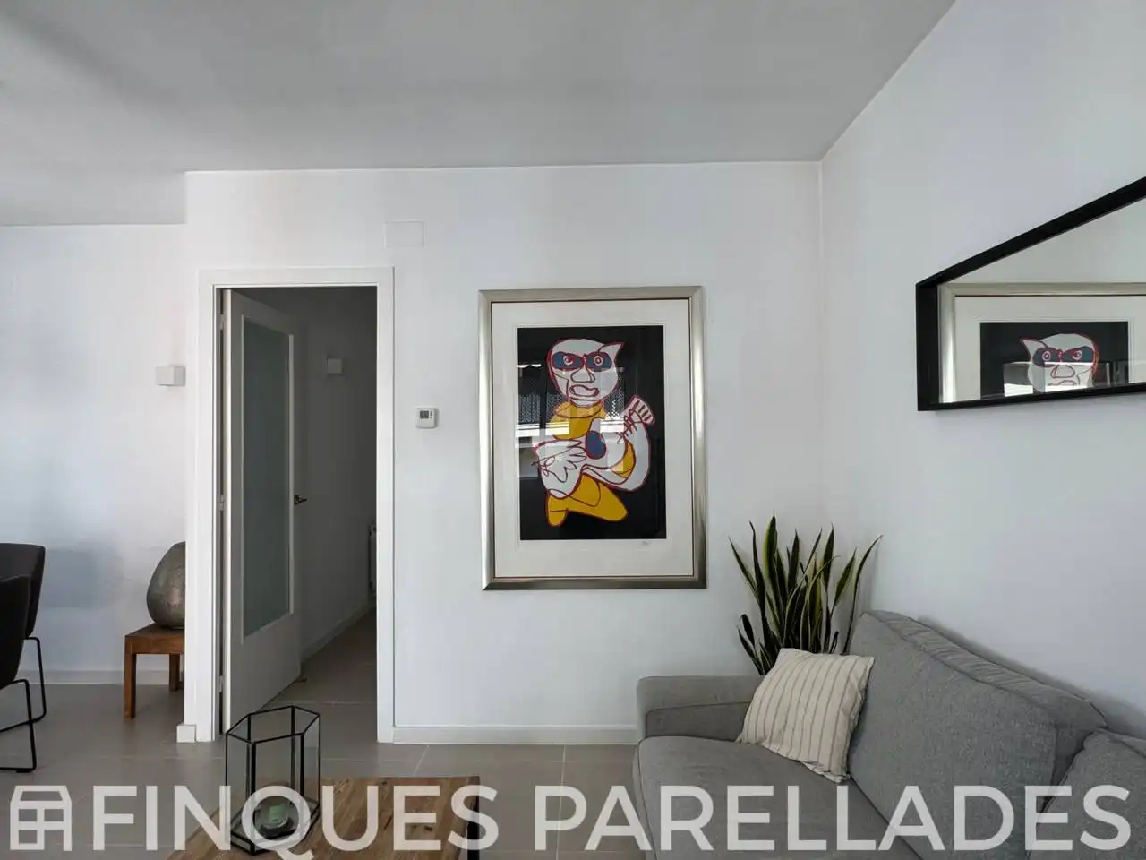 Sala d'estar de Àtic en venda en Sitges amb Aire condicionat, Calefacció i Terrassa