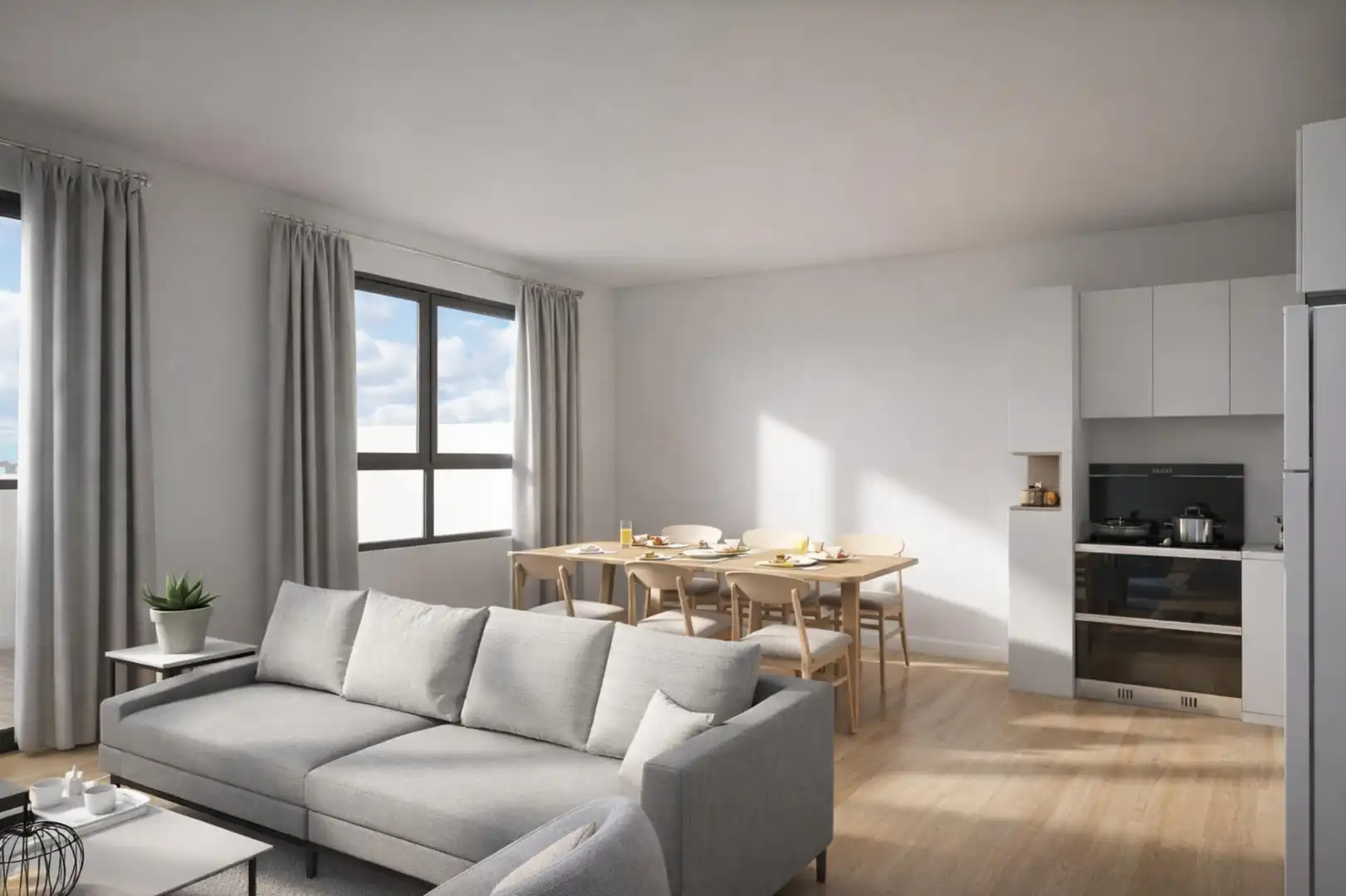 Sala de estar de Casa adosada en venta en Bargas con Calefacción, Jardín privado y Terraza