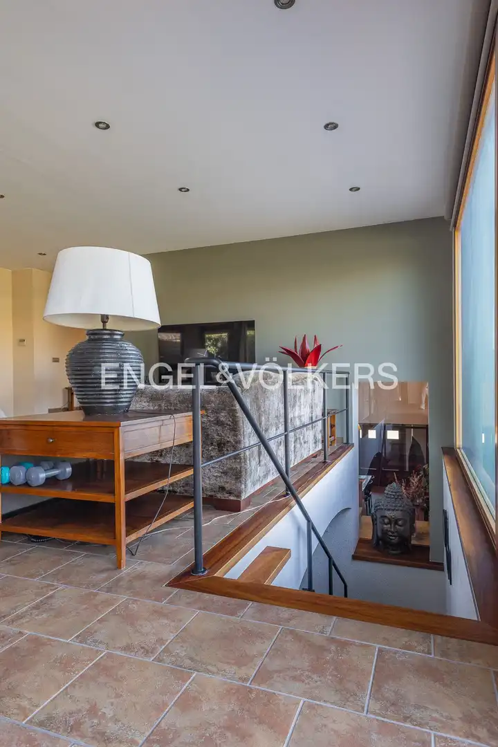 Living room of Houses for sale in Les Franqueses del Vallès  with Air Conditioner, Heating and Private garden