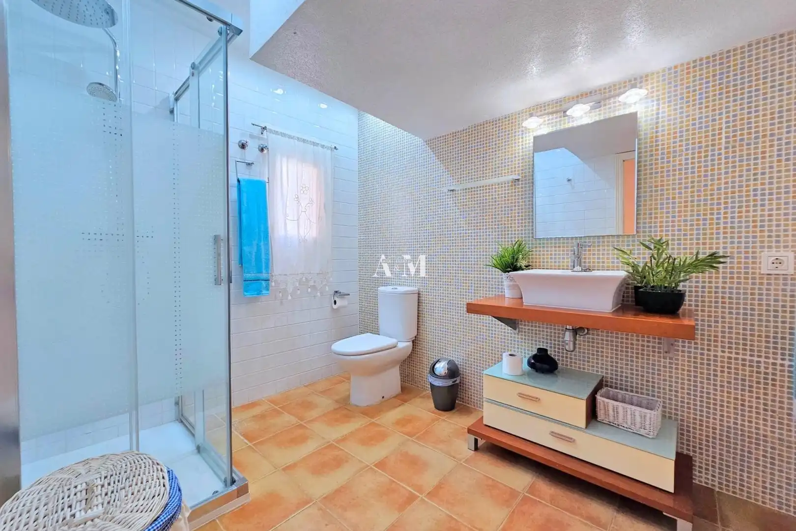 Bathroom of Detached homes for rent in La Manga del Mar Menor  with Air Conditioner, Heating and Terrace