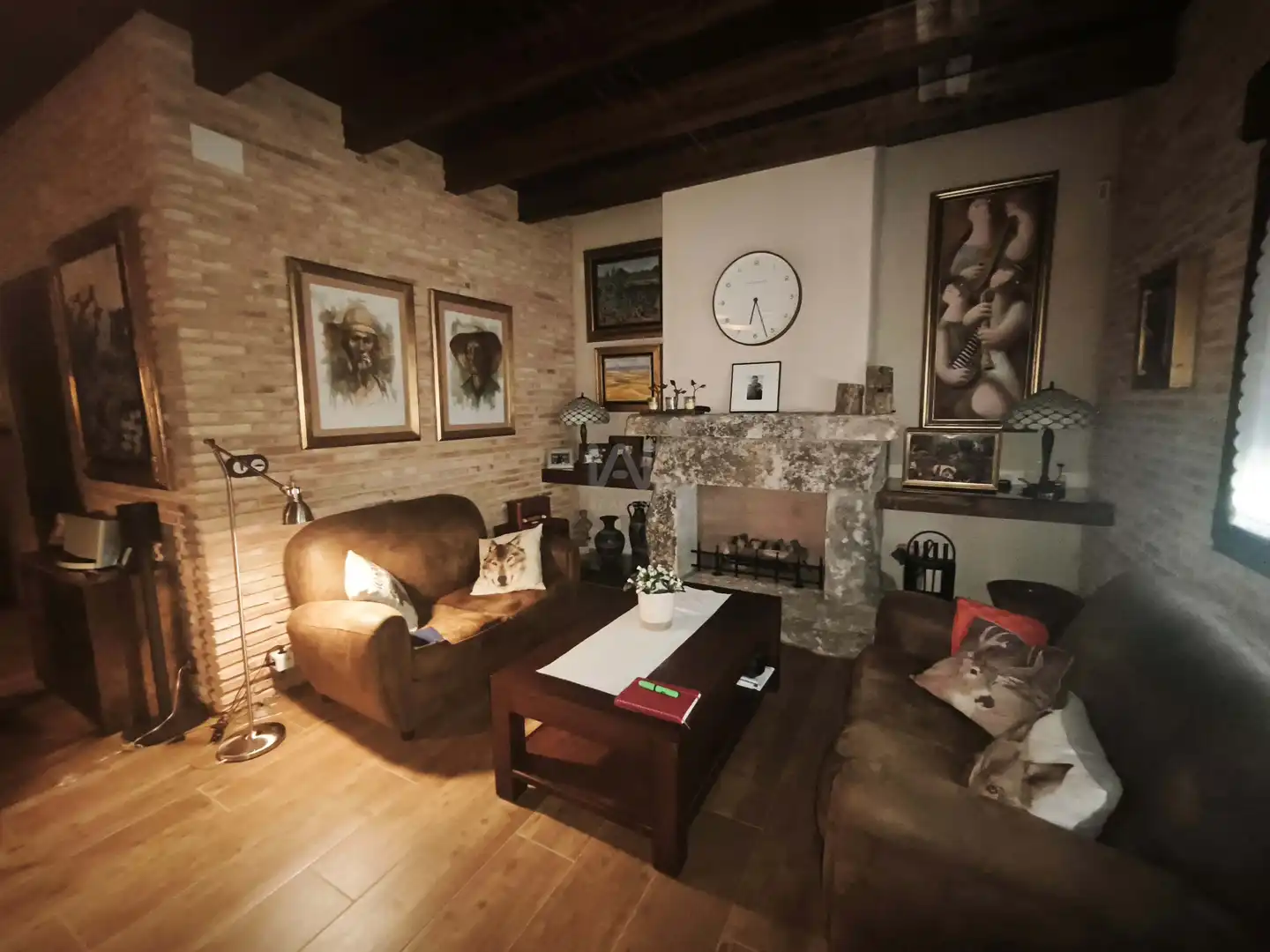 Sala de estar de Casa o chalet en venta en Vara de Rey con Calefacción, Terraza y Piscina