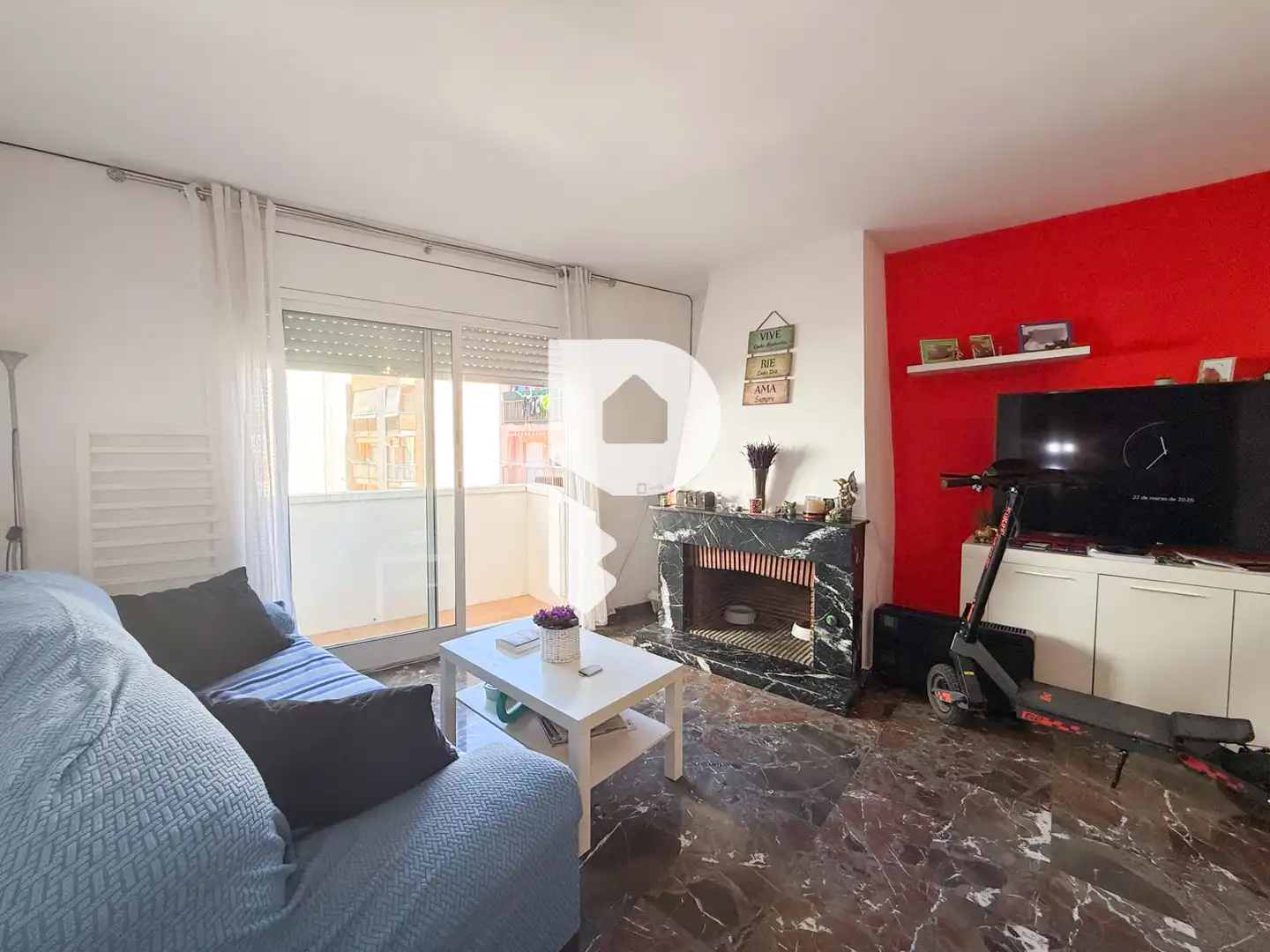 Wohnzimmer von Wohnung zum Verkauf in Sant Vicenç Dels Horts mit Heizung, Abstellraum und Fernseher