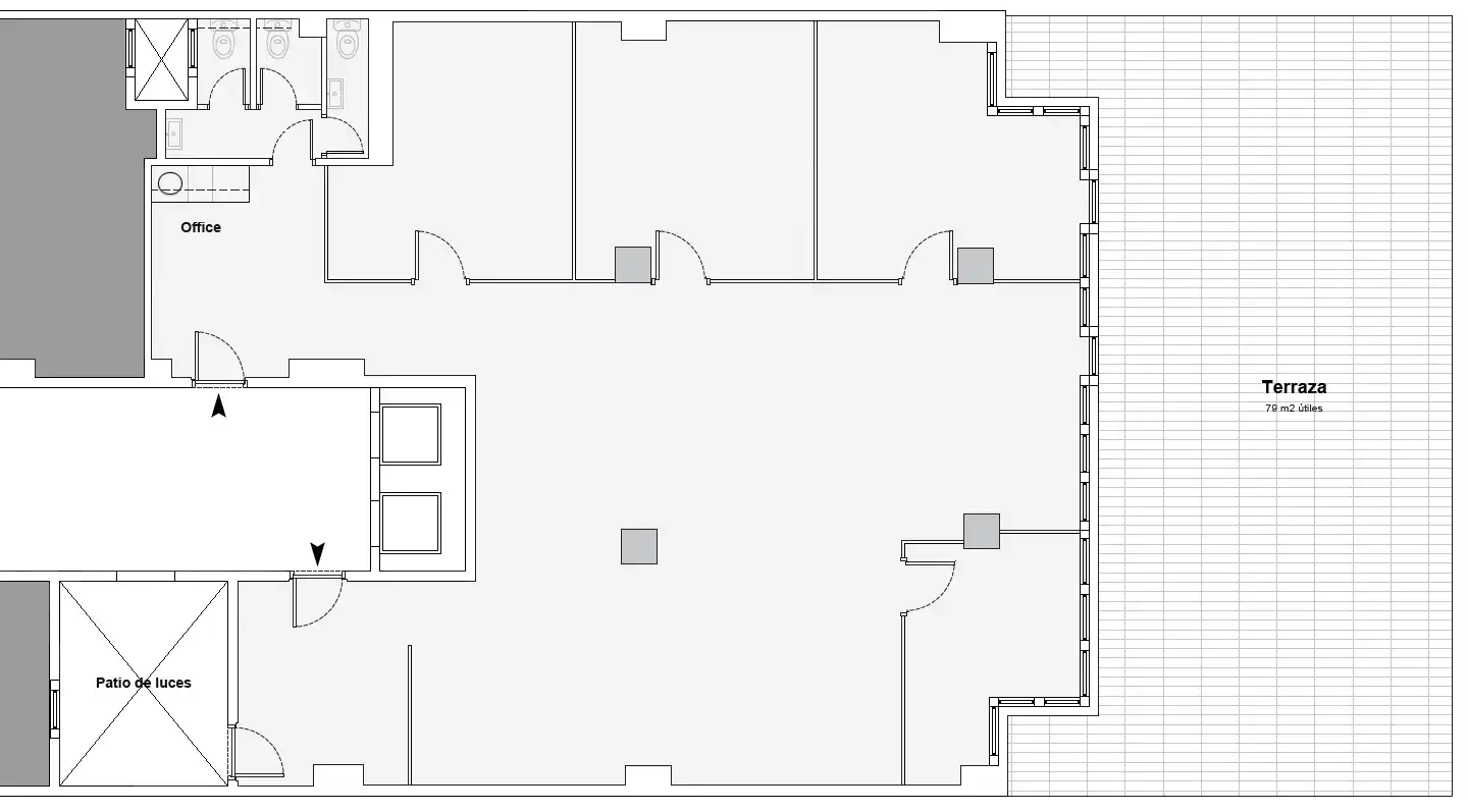 Büro zur Miete in Carrer de Roger de Llúria, Dreta de l'Eixample