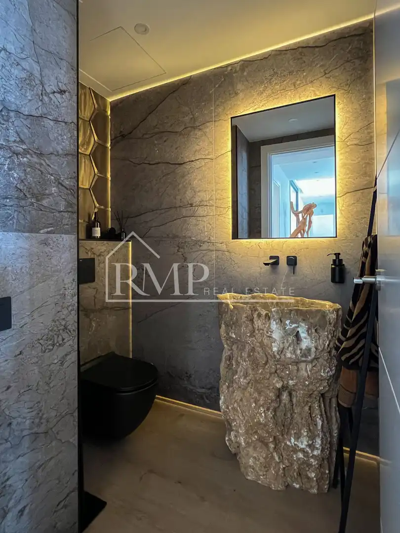 Baño de Casa o chalet en venta en Sant Andreu de Llavaneres con Aire acondicionado, Calefacción y Jardín privado