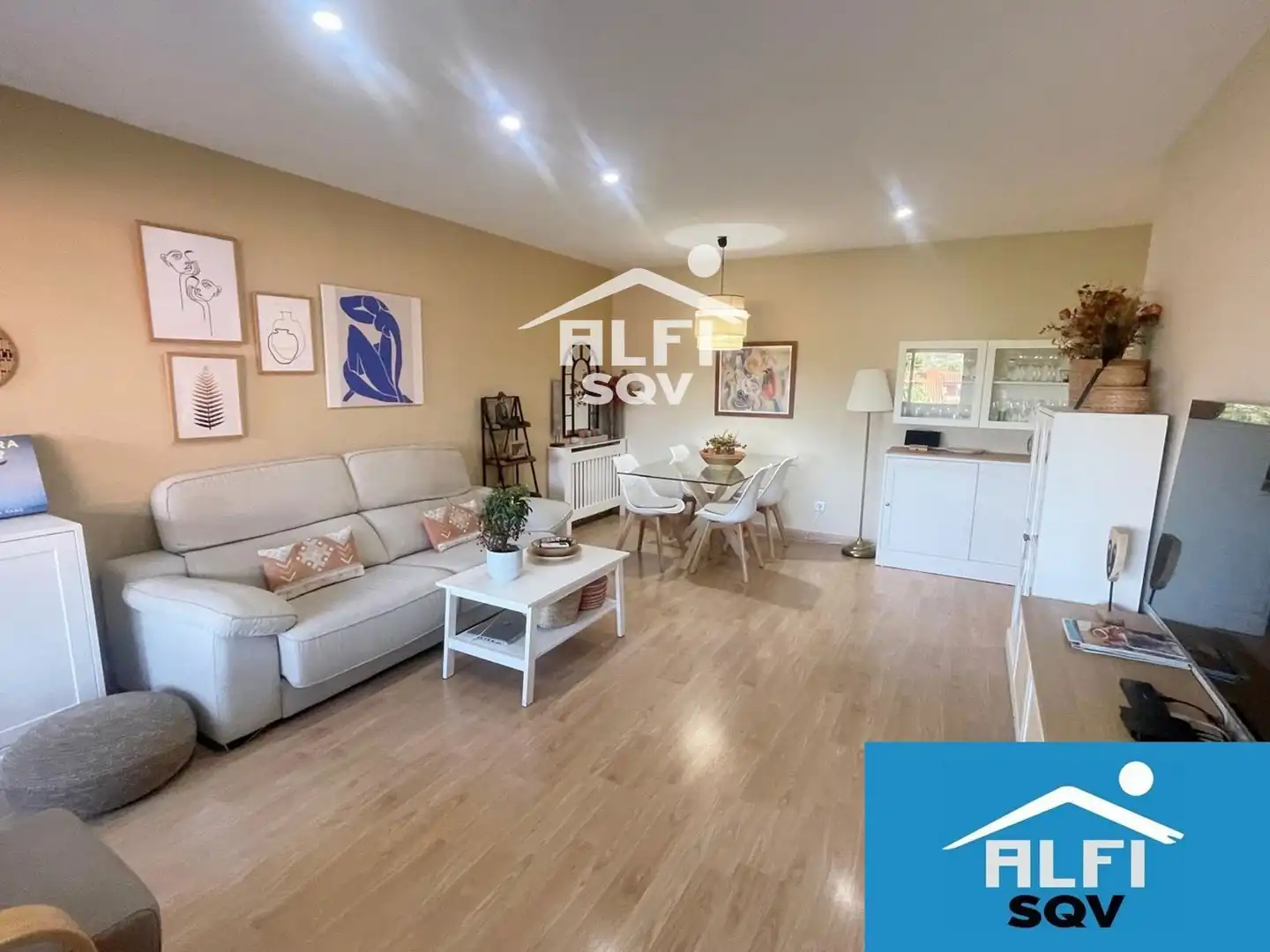 Sala de estar de Piso en venta en Sant Quirze del Vallès con Aire acondicionado, Calefacción y Terraza