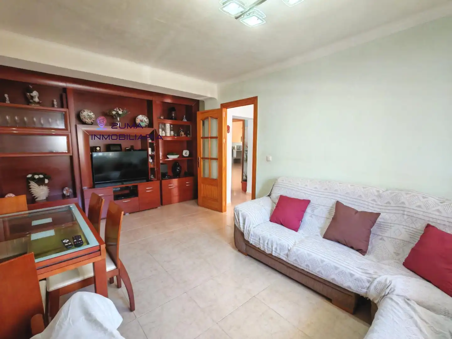 Living room of Flat for sale in Málaga  with Air Conditioner, Storage room and Furnished