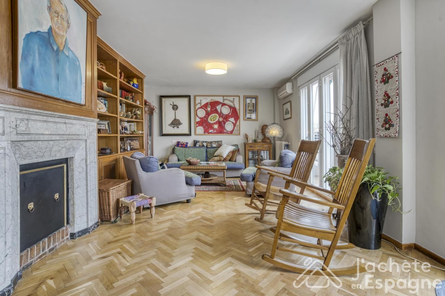 Sala d'estar de Apartament en venda en  Valencia Capital amb Aire condicionat, Calefacció i Terrassa