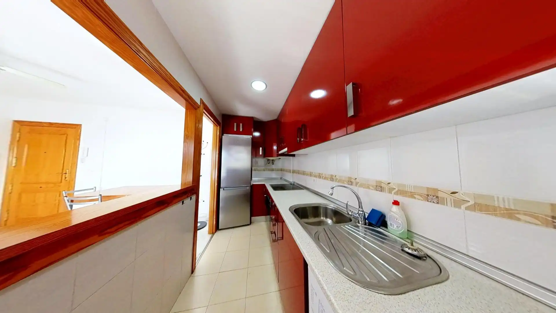 Cocina de Apartamento en venta en Gualchos con Aire acondicionado, Terraza y Amueblado