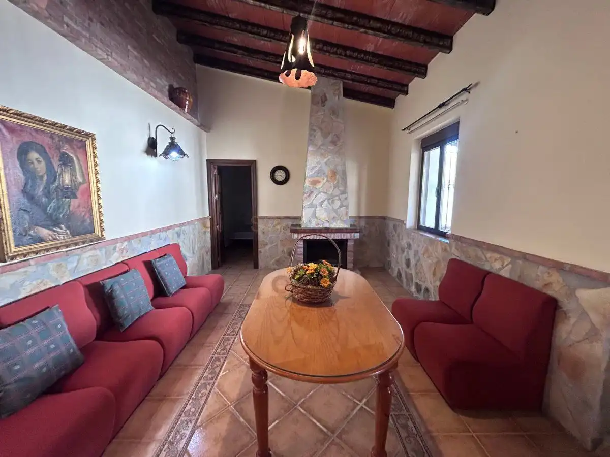 Sala d'estar de Casa o xalet en venda en Álora amb Calefacció, Terrassa i Traster