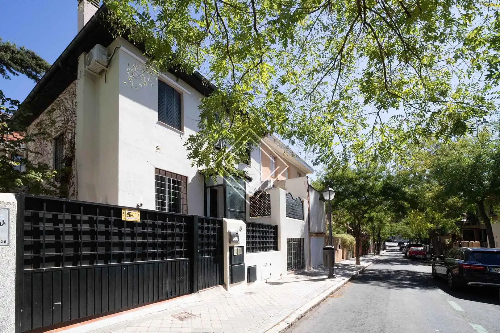 Exterior view of Houses for sale in Madrid  with Private garden and Swimming Pool
