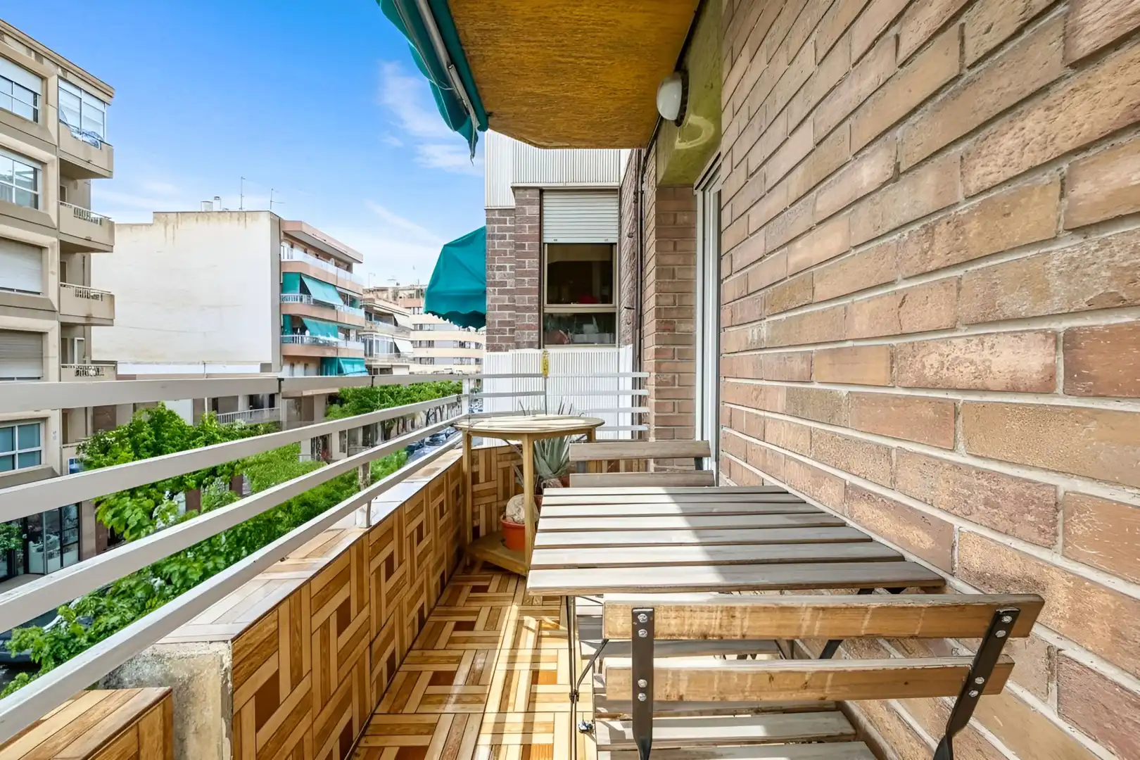 Terrasse von Wohnung zum Verkauf in Mutxamel mit Parkett, Terrasse und Möbliert