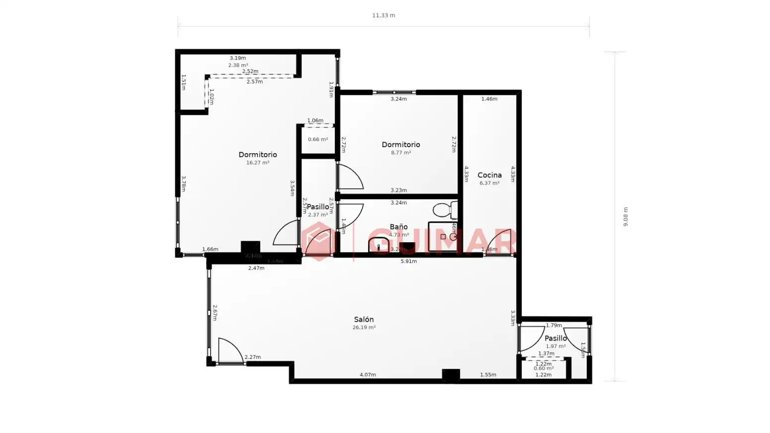 Penthouse mit Aufzug zum Verkauf in Barcelona - AV PARAL.LEL, imagen 56