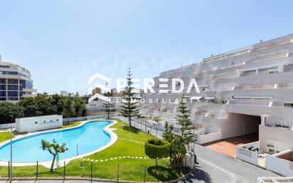 Exterior view of Apartment for sale in Roquetas de Mar  with Private garden, Terrace and Community pool