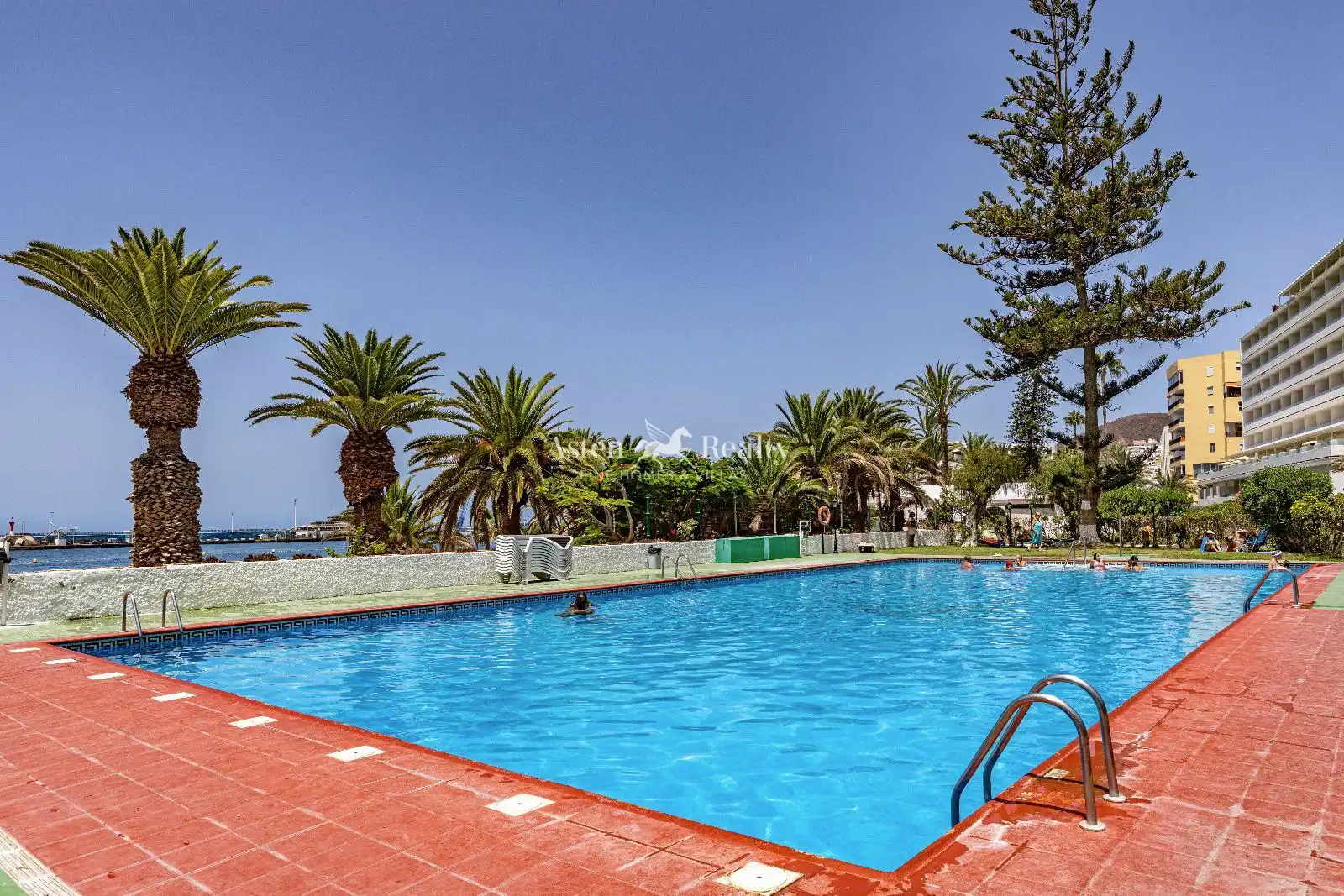 Swimming pool of Apartments for sale in Arona  with Air Conditioner, Heating and Terrace