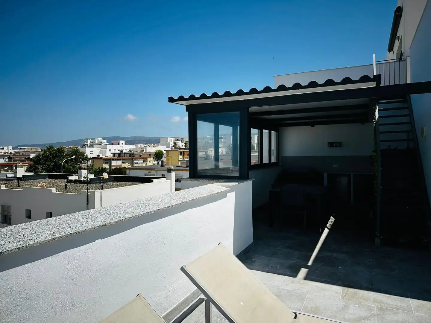 Terrasse von Wohnungen zum Verkauf in Tarifa mit Klimaanlage, Heizung und Terrasse