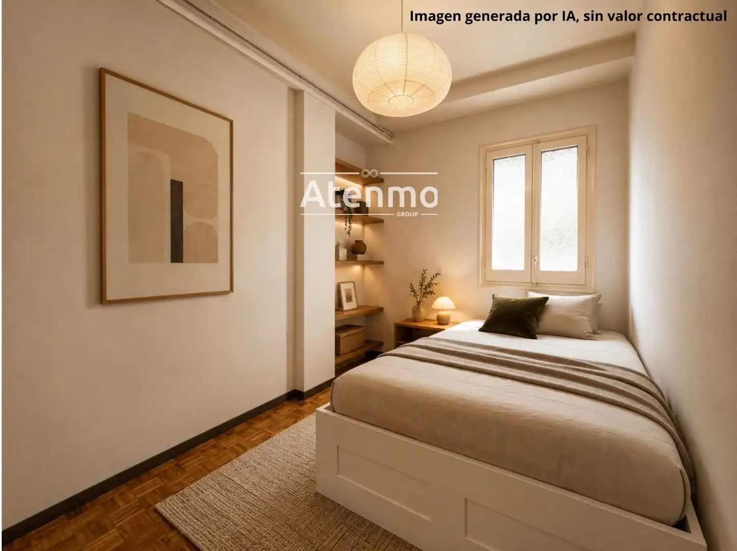 Schlafzimmer von Wohnung zum Verkauf in Barcelona mit Terrasse und Balkon