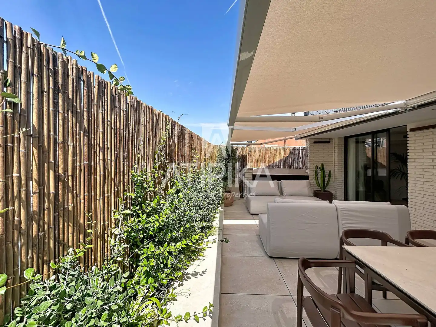 Terrace of Flat for rent in Barcelona  with Air Conditioner, Terrace and Furnished