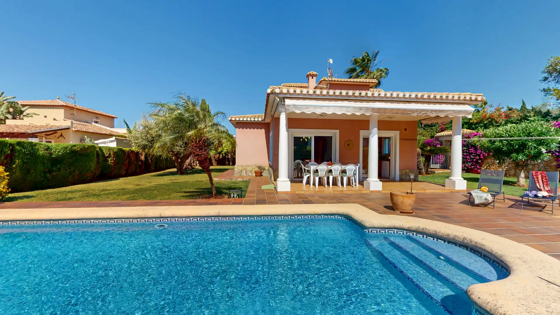 Jardín de Casa o chalet de alquiler en Dénia con Aire acondicionado, Calefacción y Jardín privado