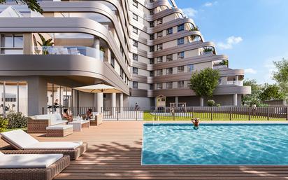 Swimming pool of Flat for sale in  Valencia Capital  with Terrace